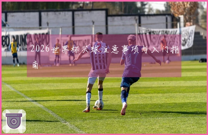 2026世界杯买球注意事项与入门指南